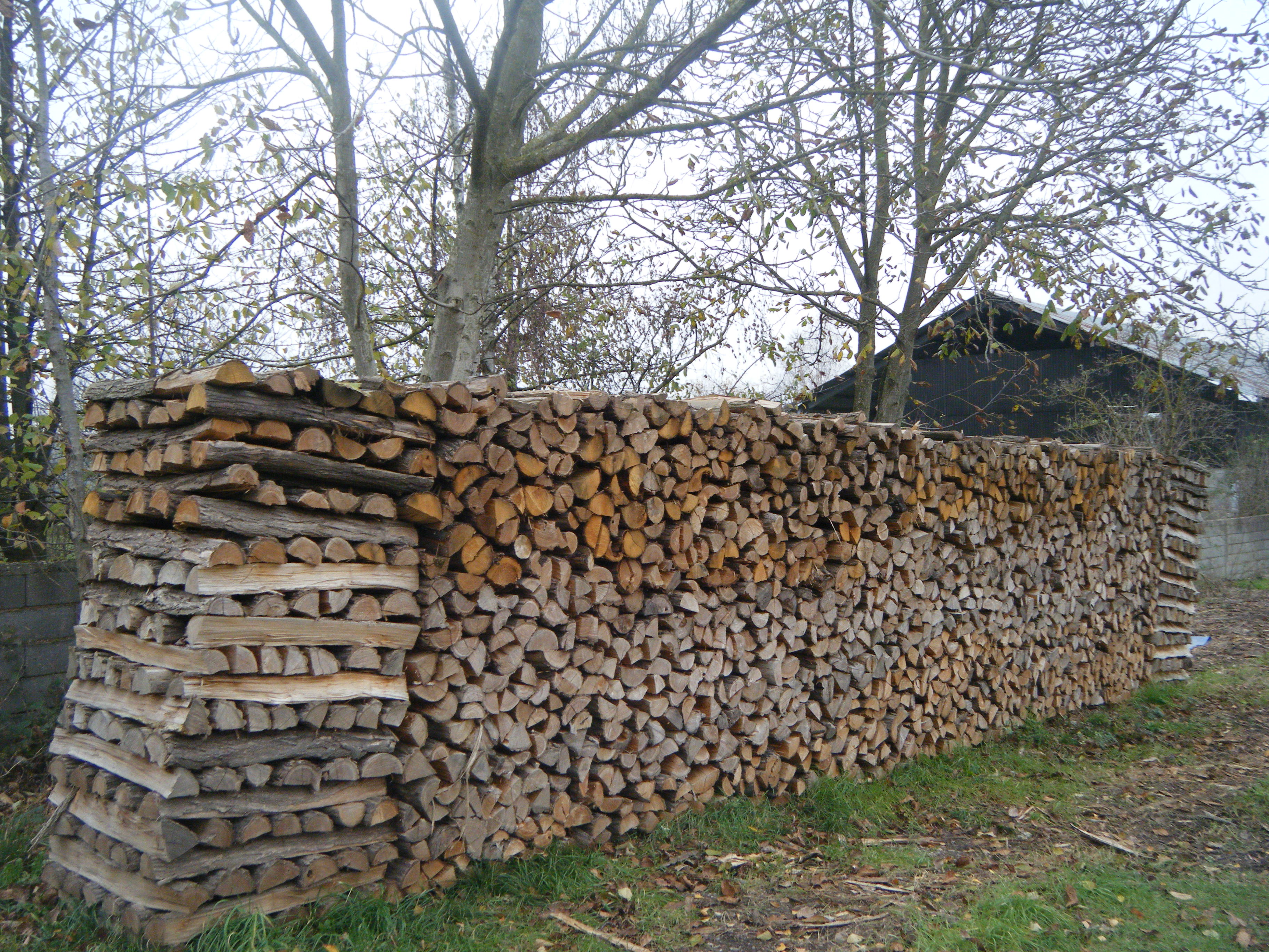 pile de bois alsace